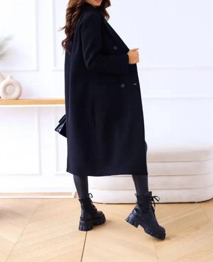 Women's Elegant Fitted Long Trenchcoat | Ideal for Autumn/Winter