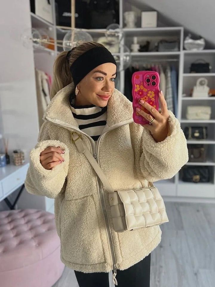 Stylish Winter Teddy Jacket For Women | Ideal for Autumn/Winter