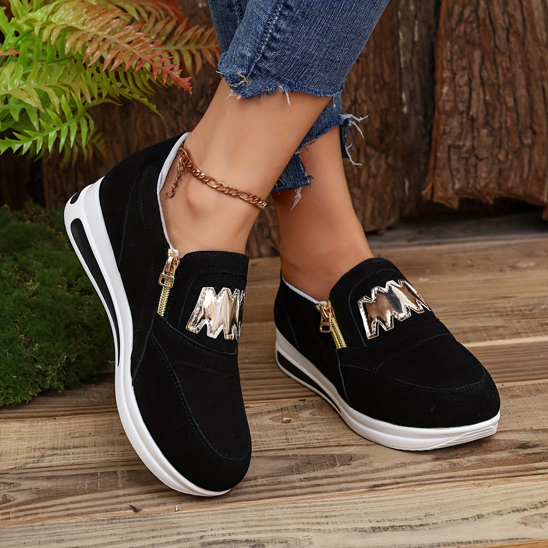 Elegant Fashion Wedge Sneakers for Women | Perfect for Everyday Wear