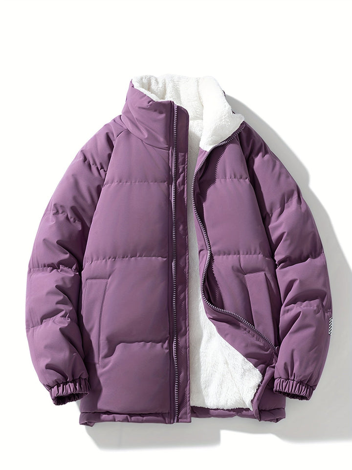 Stylish Warm Fleece Puffer Winter Jacket for Women | Ideal for Winter