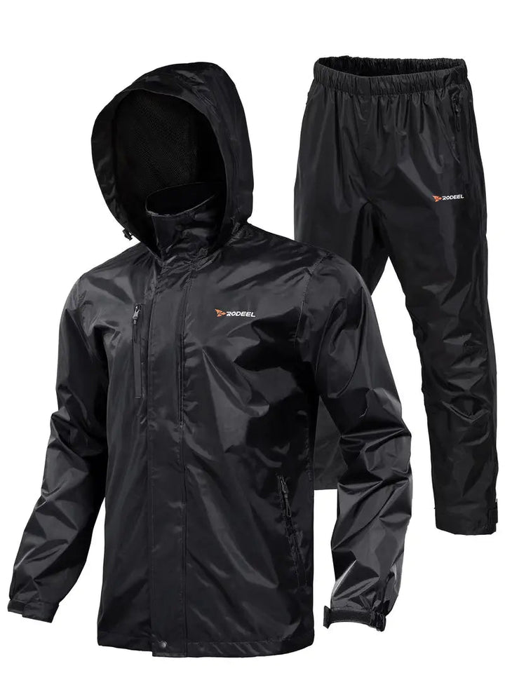 Comfortable Outdoor Breathable Rainjacket Set With Pants For Men | Perfect for Outdoor Activities