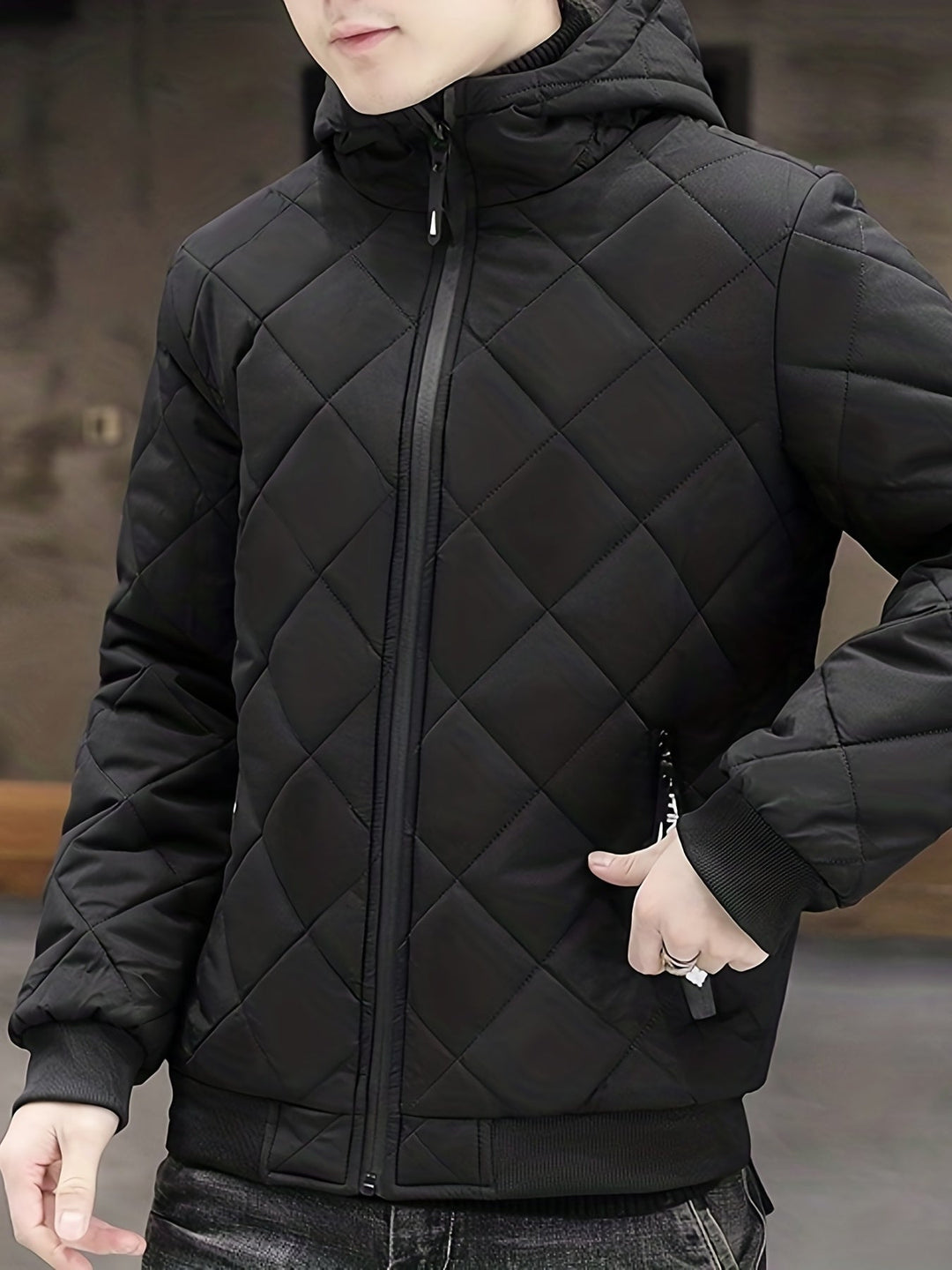 Casual Warm Plush Hooded Winter Jacket For Men | Ideal for Winter