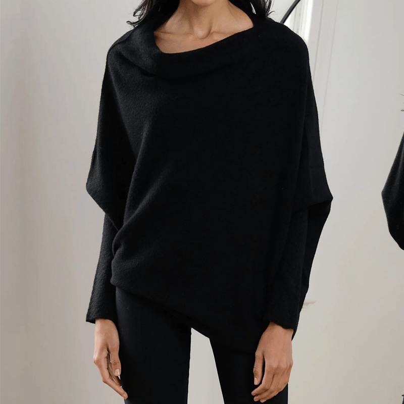 Elegant Cashmere Off Shoulder Sweater for Women | Ideal for Winter