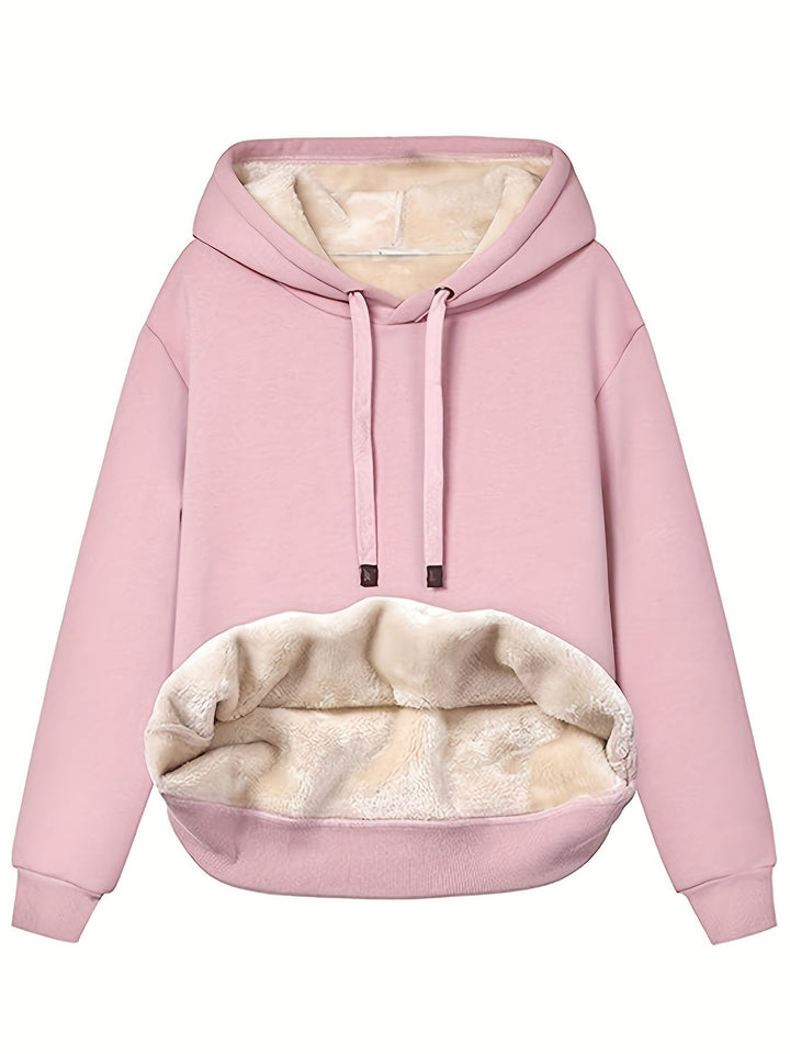 Warm Fleece Pullover Hoodie for Women | Perfect for Casual Days