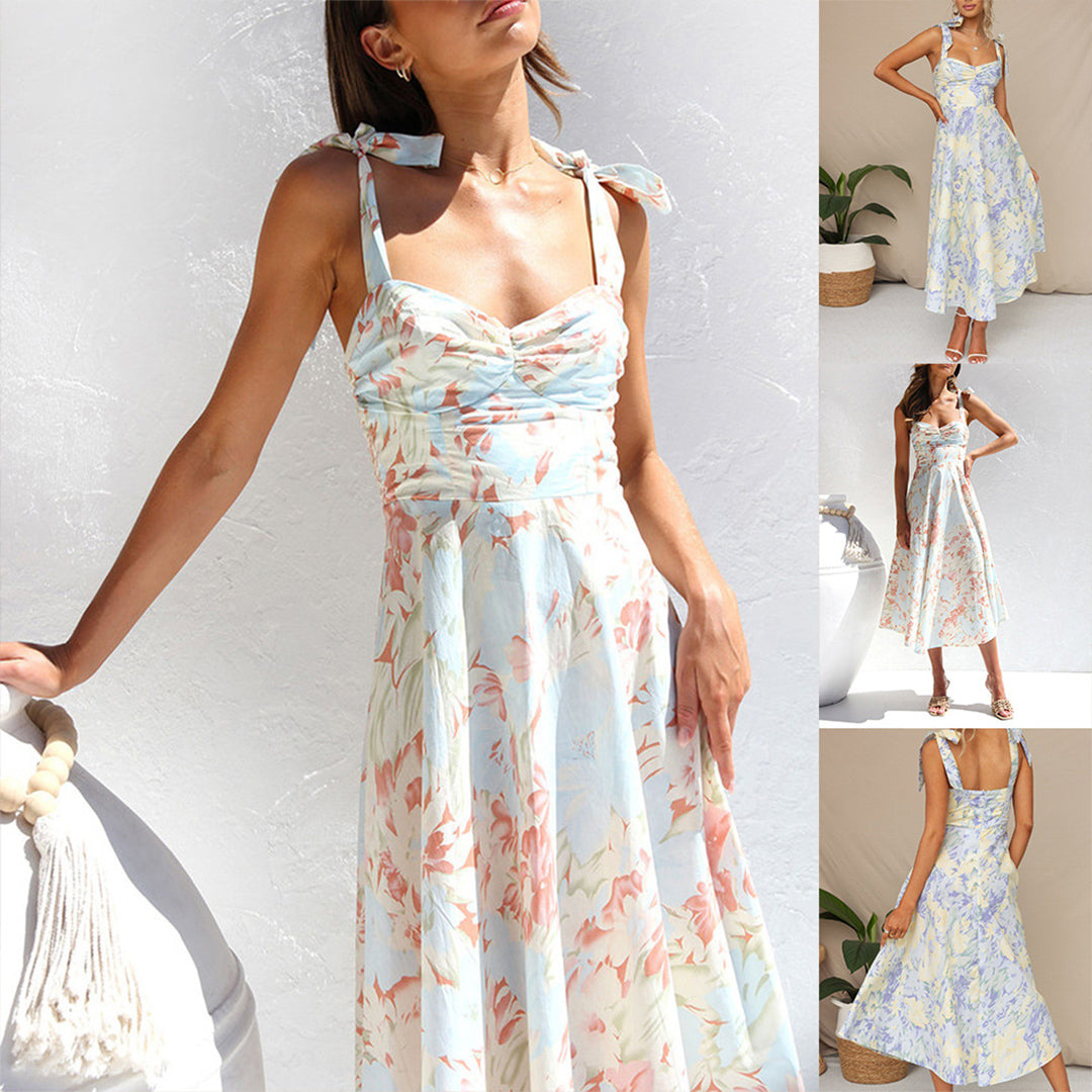 Lana - Midi Dress - Elegant - High quality Fiber - Ideal for Summer