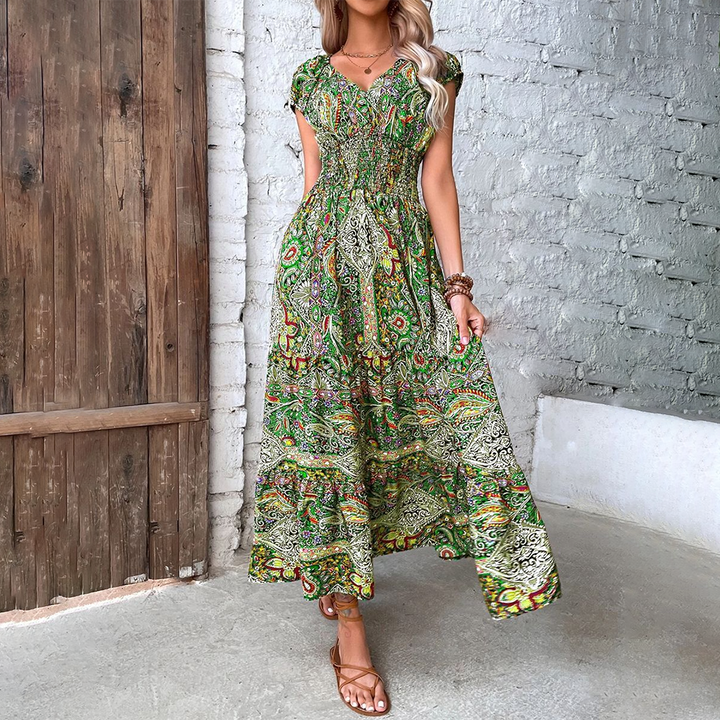 Astrid - Maxi Dress - Boho - High-Quality Timeless Style - Ideal for Summer