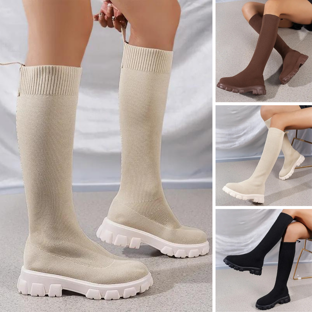 Casual Knee High Sock Boots for Women | Perfect for Casual Days