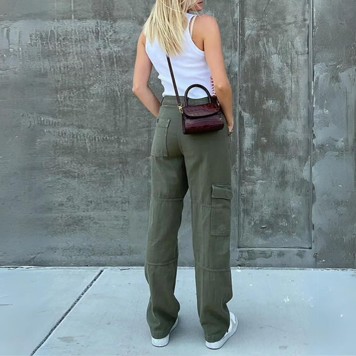 Ingrid - Women's Cargo Trousers - Casual - High-Quality Modern Style - Perfect for Everyday Wear