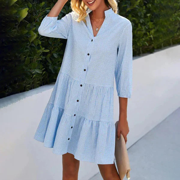 Casual Women's Midi Blouse Dress | Perfect for Everyday Wear