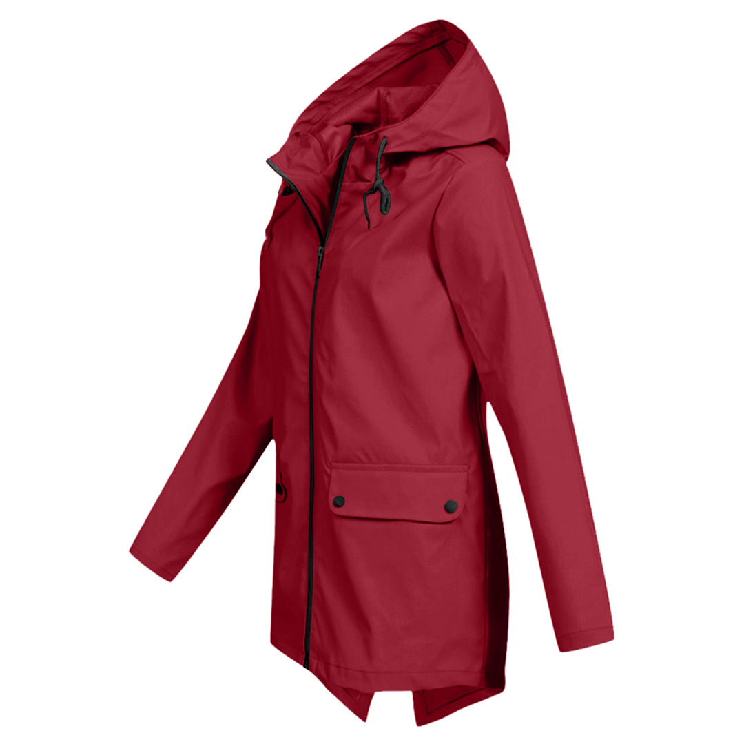 Casual Hooded Long Coat with Pockets | Perfect for Everyday Wear