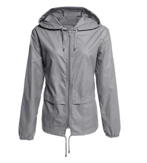 Classic Casual Waterproof Outdoor Rain Jacket for Women | Perfect for Outdoor Activities