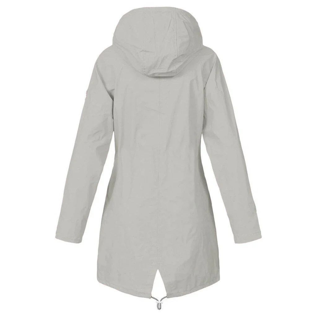 Classic Elegant Waterproof Outdoor Rain Jacket for Women | Perfect for Winter