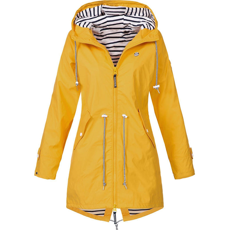 Chic Hooded Windproof Coat | Perfect for Everyday Wear