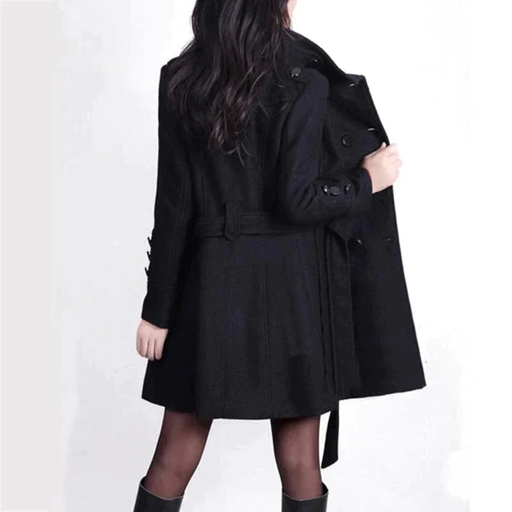 Chic Long Coat with Belt | Perfect for Autumn Wear