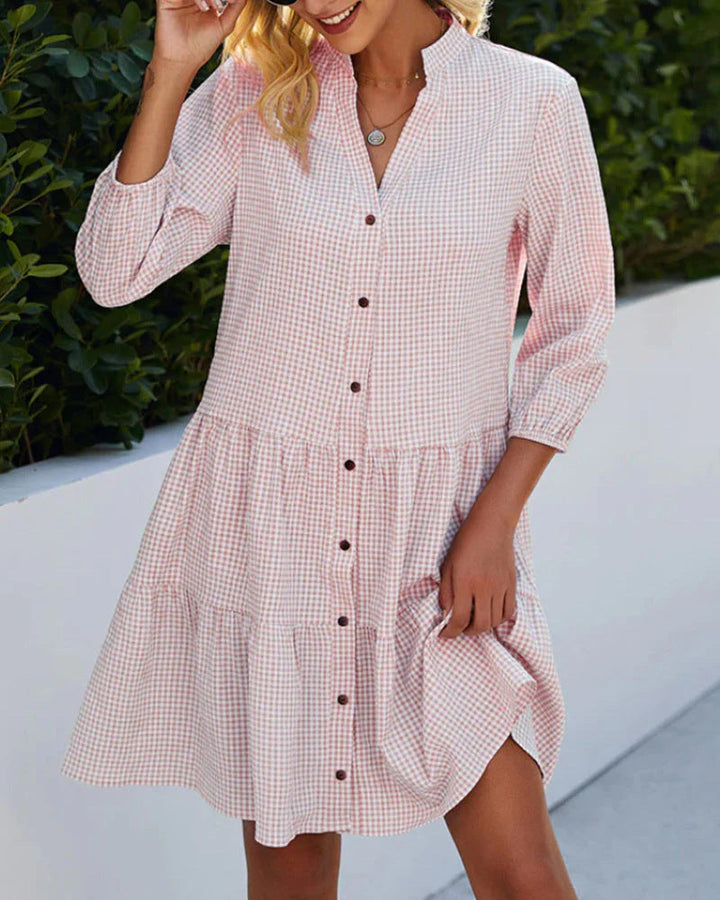 Casual Women's Midi Blouse Dress | Perfect for Everyday Wear