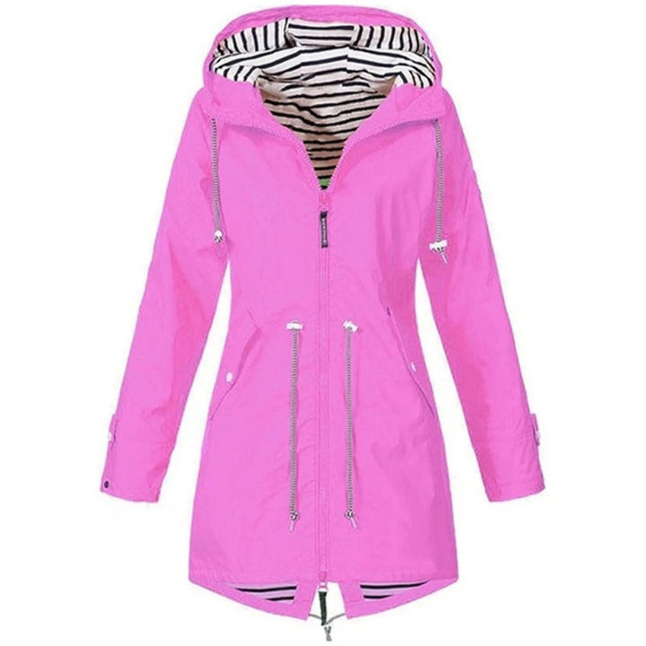 Chic Hooded Windproof Coat | Perfect for Everyday Wear