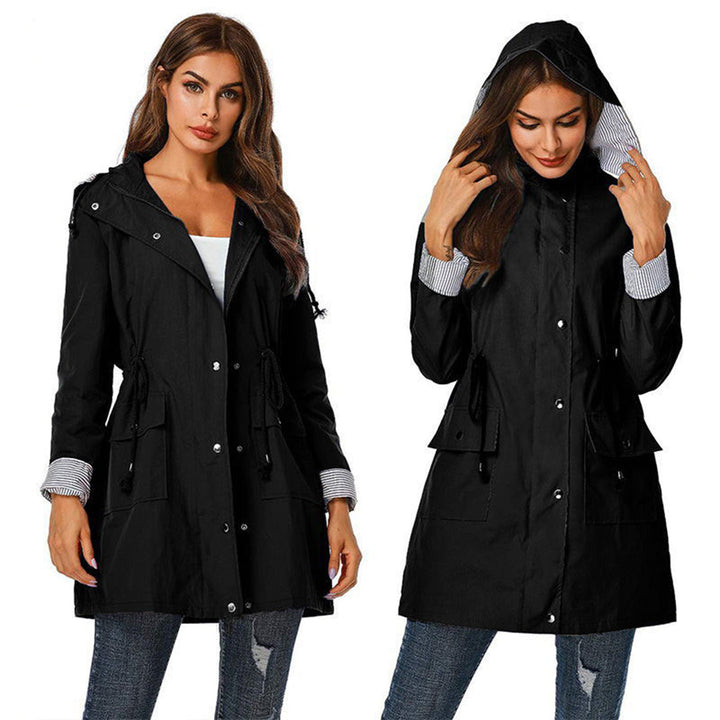 Chic Hooded Windbreaker Jacket | Perfect for Casual Days