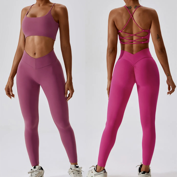 Casual Training & Tracksuit with Short Top in Retro Look for Women | Perfect for Casual Days