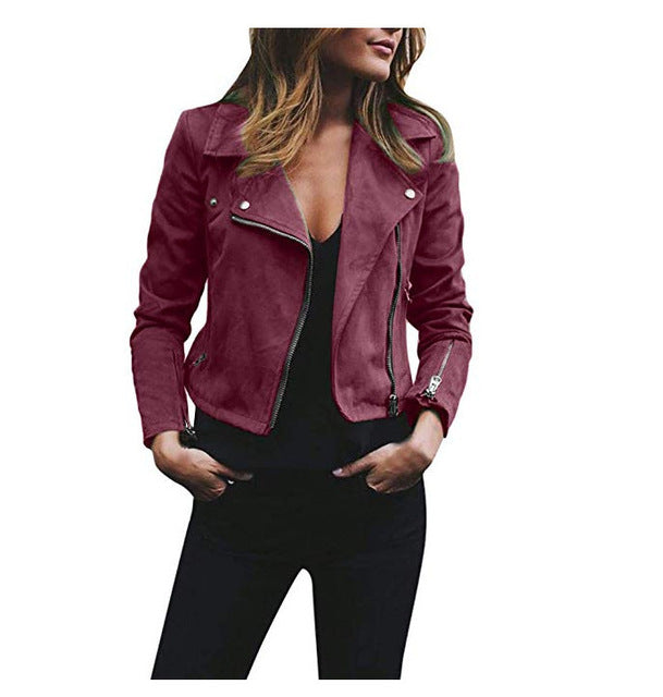 Chic Vegan Leather Jacket | Perfect for Autumn Days