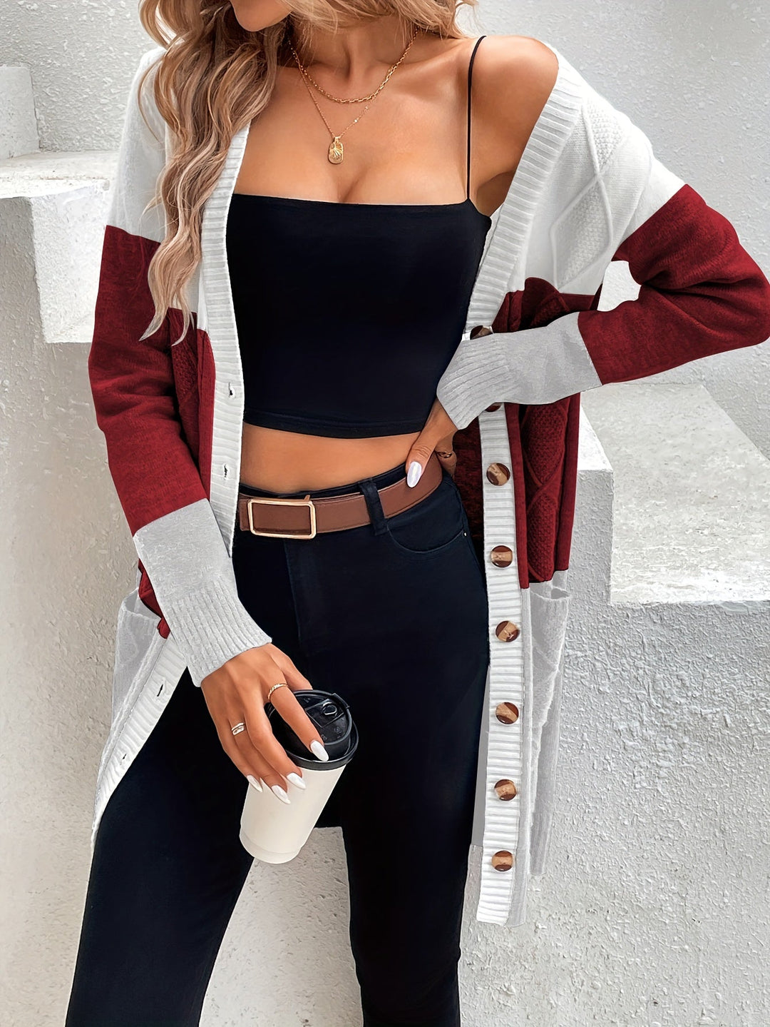 Stylish Single Breasted Knitwear Wool Cardigan for Women | Ideal for Everyday Wear