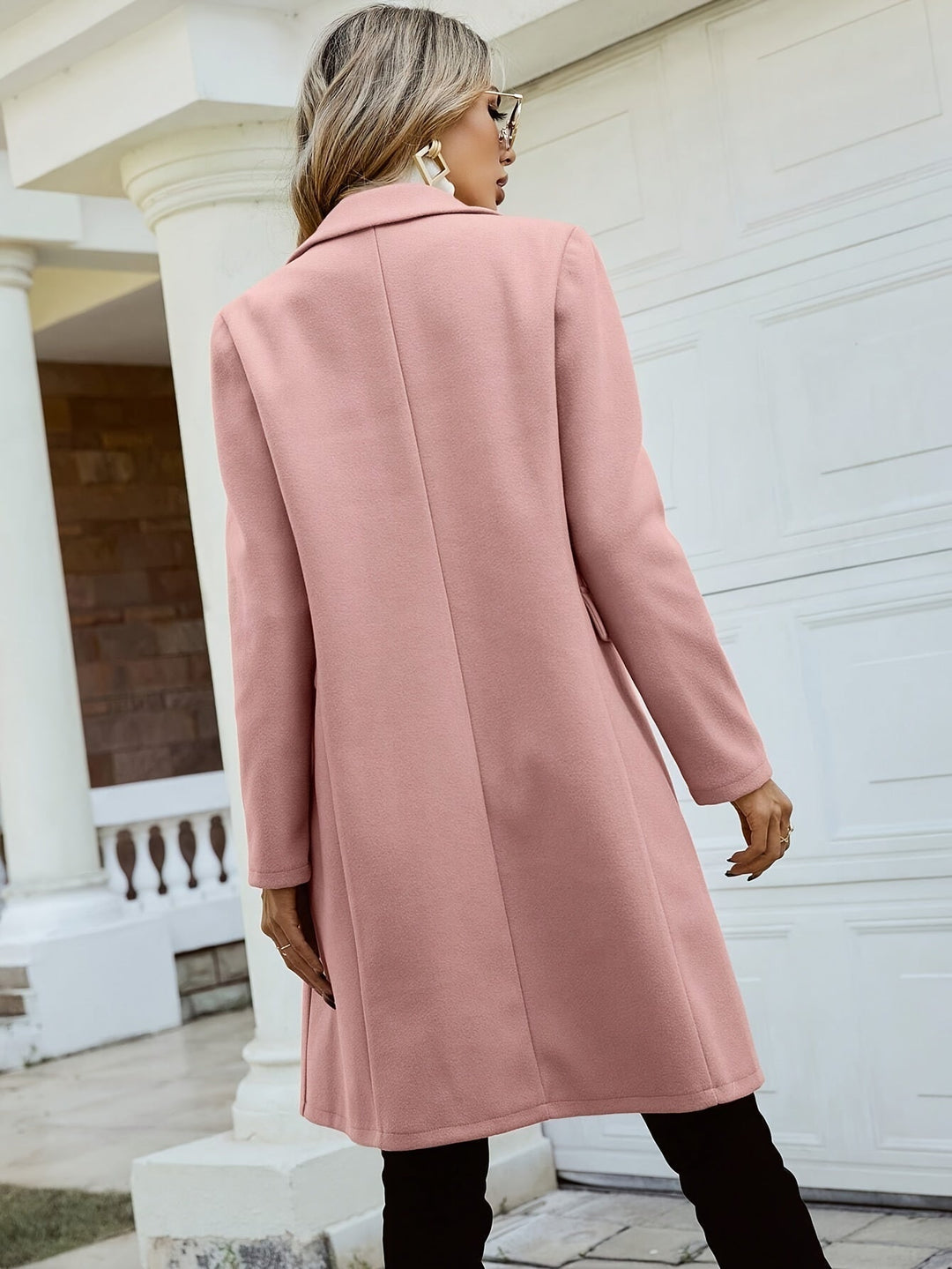 Elegant Trench Coat with Long Sleeves for Women | Perfect for Everyday Wear