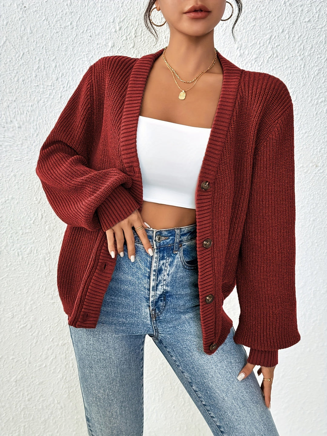 Casual Warm Cotton Knitwear Cardigan for Women | Perfect for Casual Days