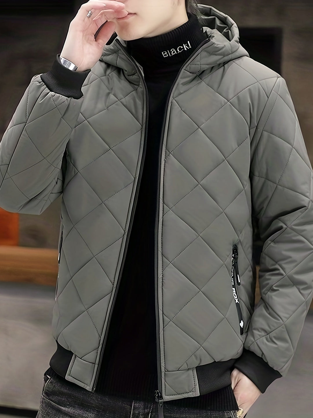 Casual Warm Plush Hooded Winter Jacket For Men | Ideal for Winter