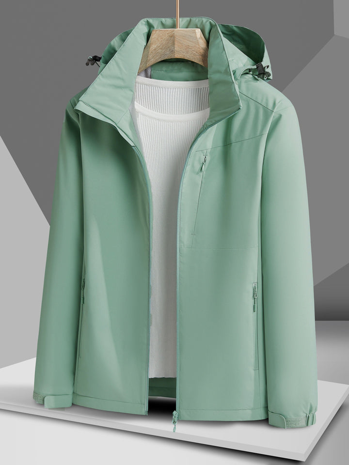 Elegant Waterproof Fleece Winter Jacket with Hood for Women | Perfect for Outdoor Activities