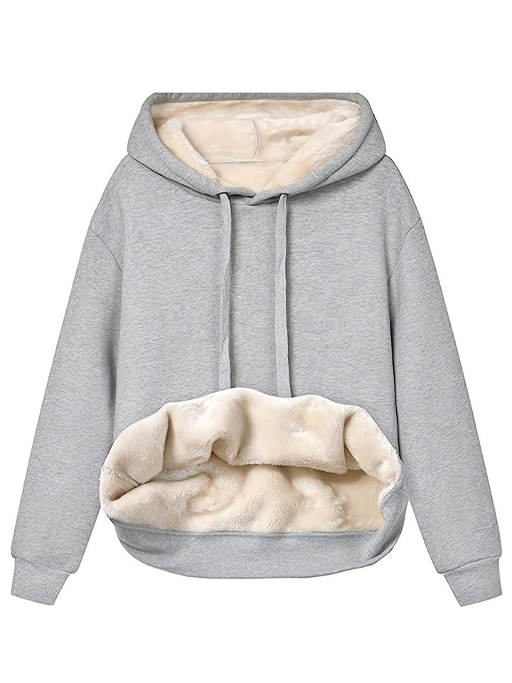 Warm Fleece Pullover Hoodie for Women | Perfect for Casual Days