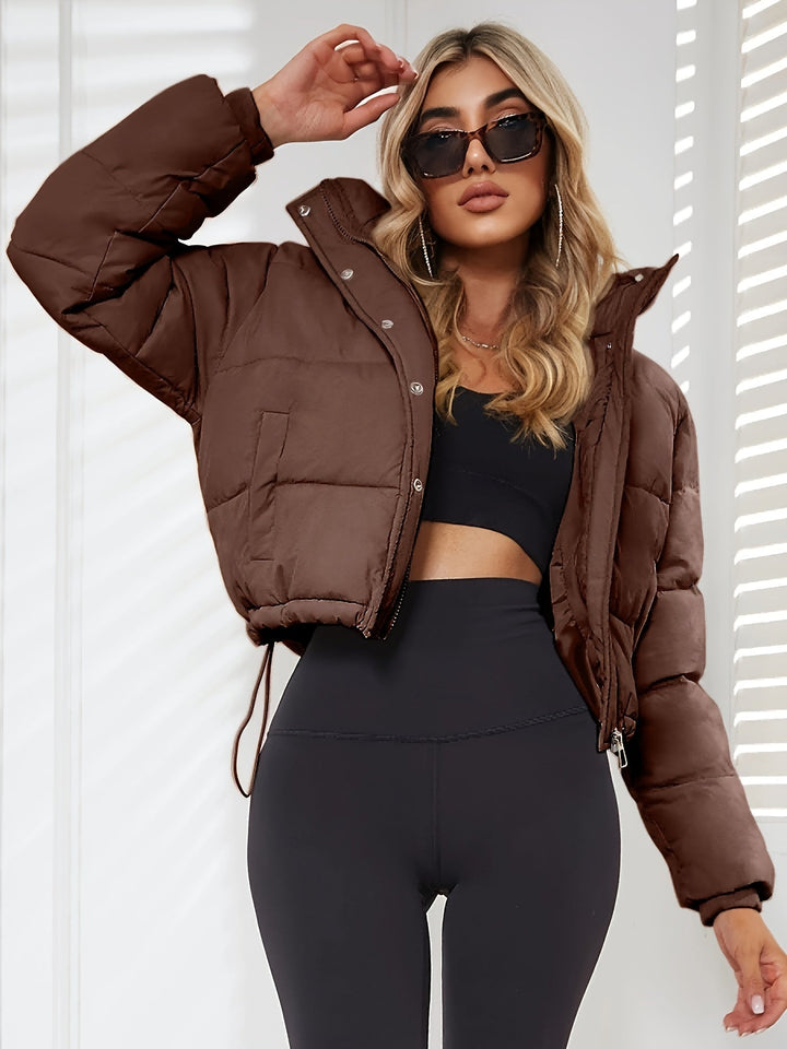 Stylish Short Warm Winter Jacket for Women | Ideal for Winter