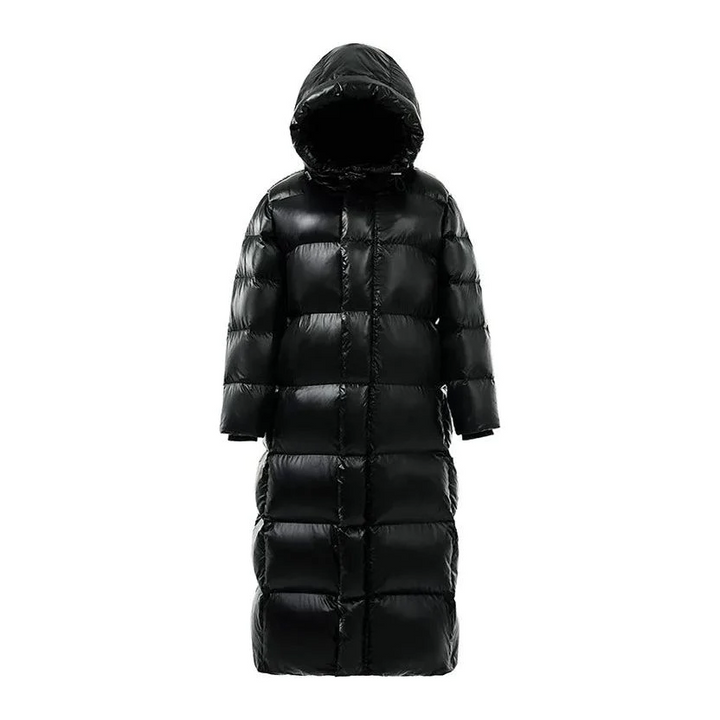 Casual Black Long Winter Parka Jacket for Women | Ideal for Winter