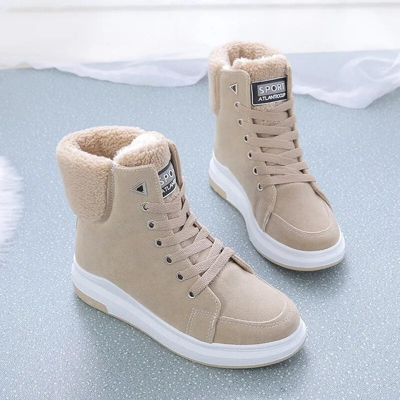 Casual Flat Winter Ankle Boots for Women | Ideal for Winter