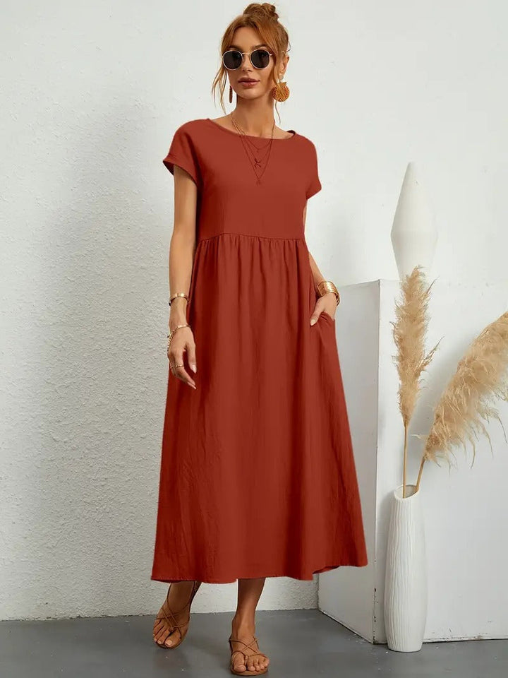 Viona - Midi Dress With Pockets