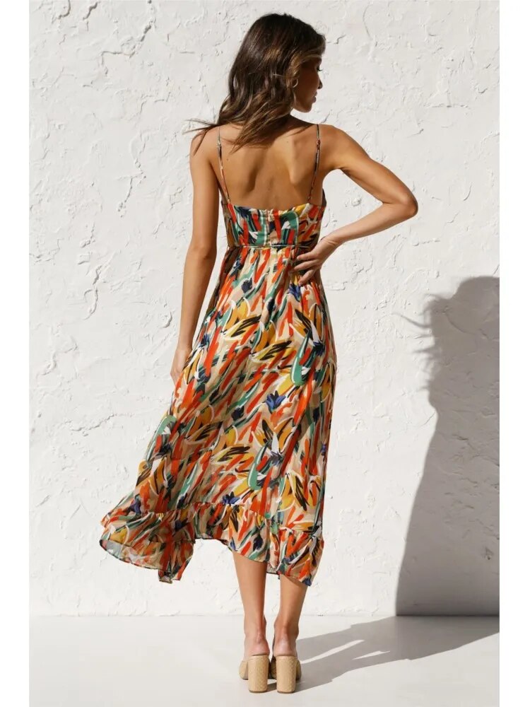 Charlotte - Long Dress - Casual - Lightweight Modern Style - Ideal for Summer