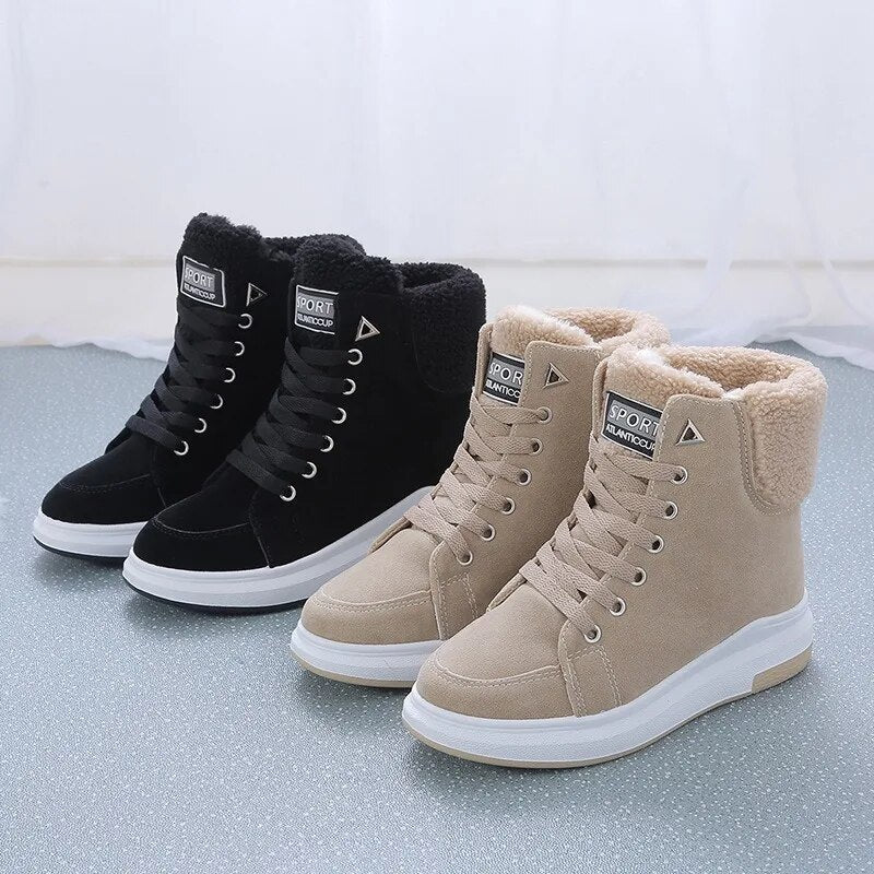 Casual Flat Winter Ankle Boots for Women | Ideal for Winter