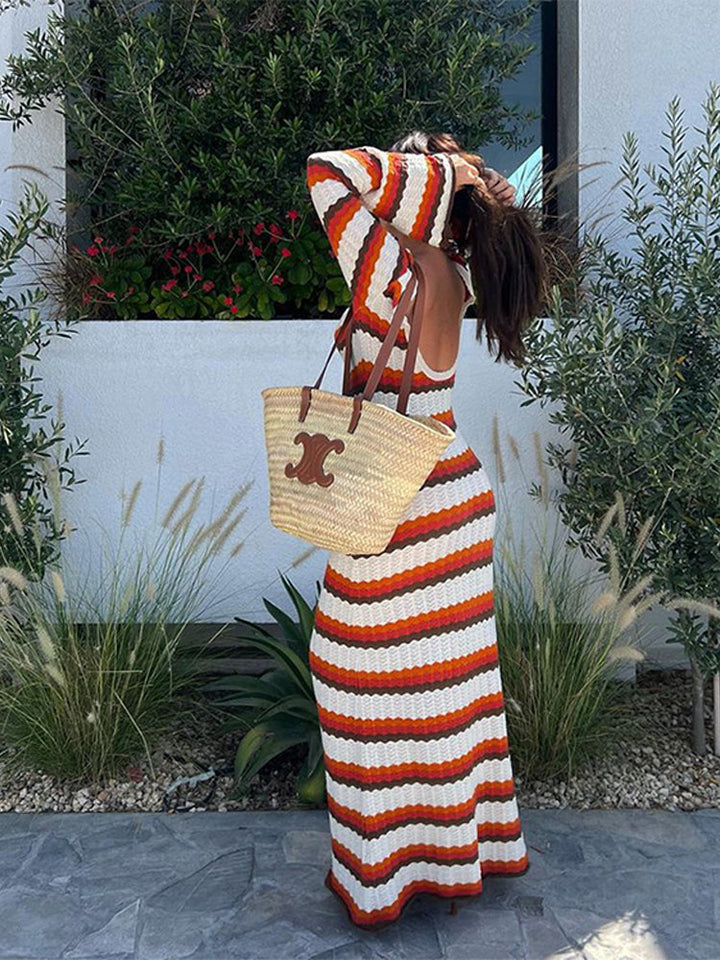 Chic Striped Maxi Dress | Perfect for Casual Days