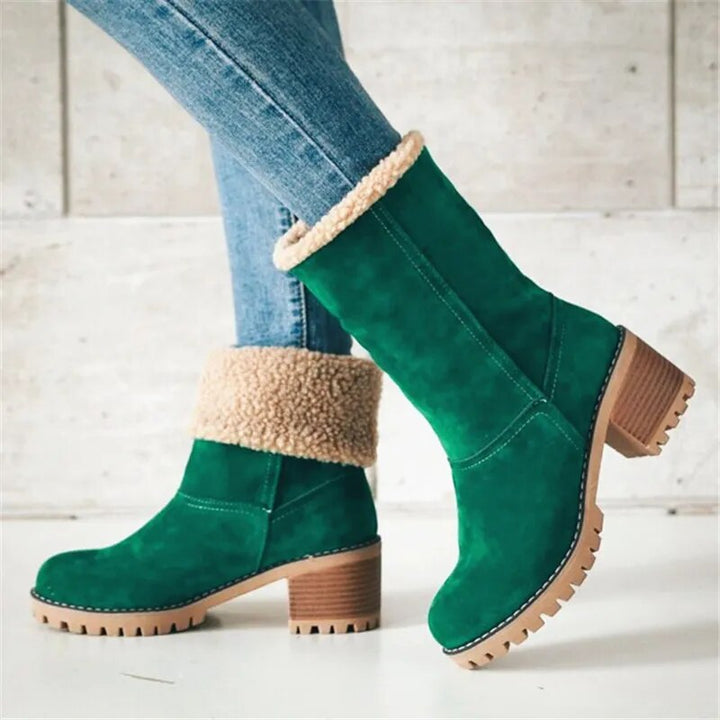 Warm Comfortable Winter Ankle Boots with Wool for Women | Ideal for Winter