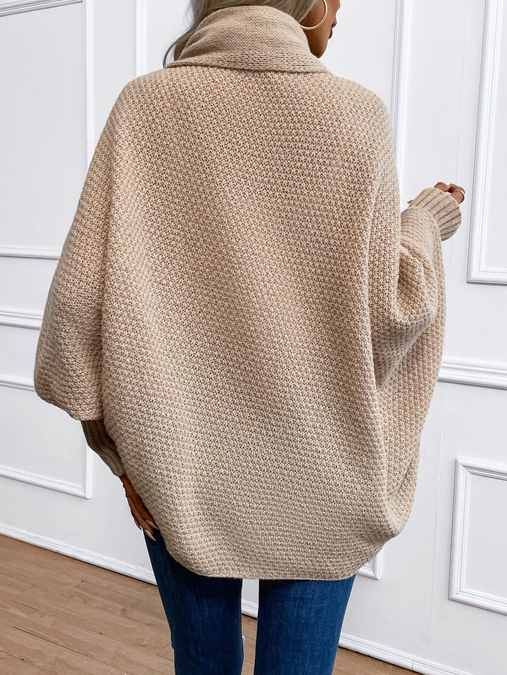 Elegant Warm Sleeve Cashmere Knitwear Cardigan for Women | Ideal for Winter