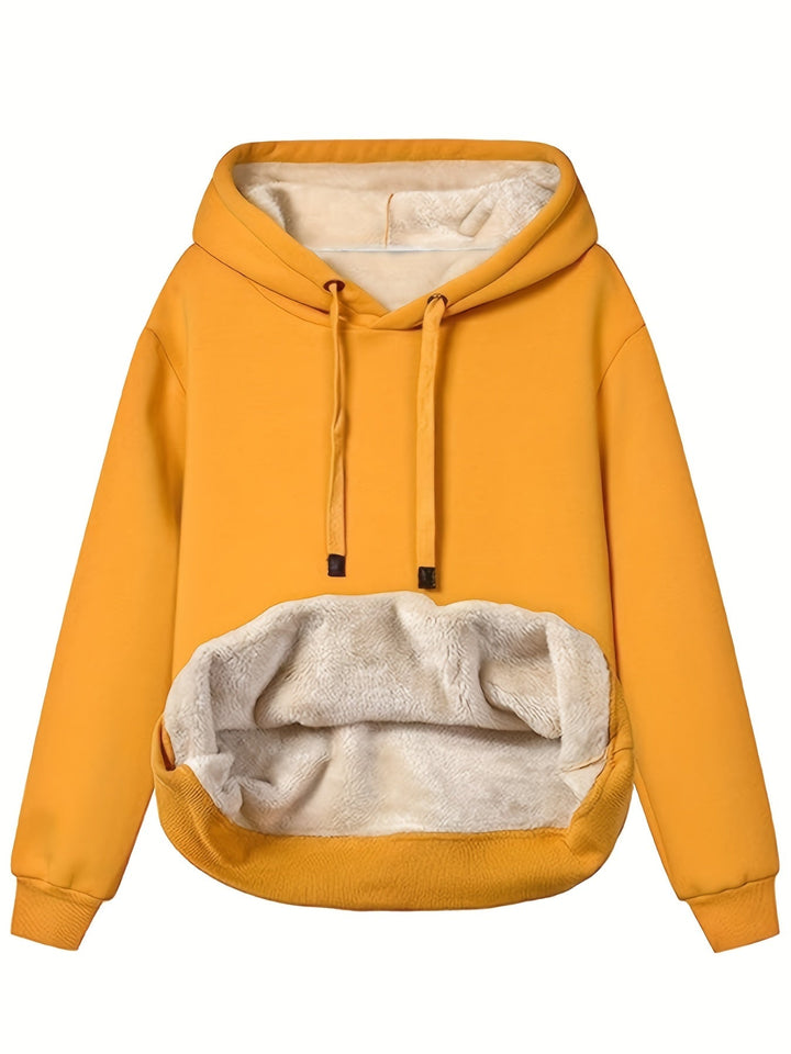 Warm Fleece Pullover Hoodie for Women | Perfect for Casual Days