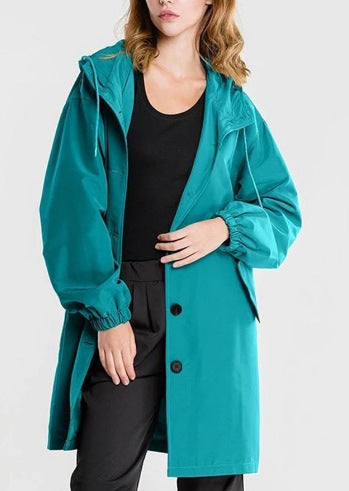 Women's Stylish Waterproof Windbreaker Oversized Rain Coat with Hood | Perfect for Outdoor Activities