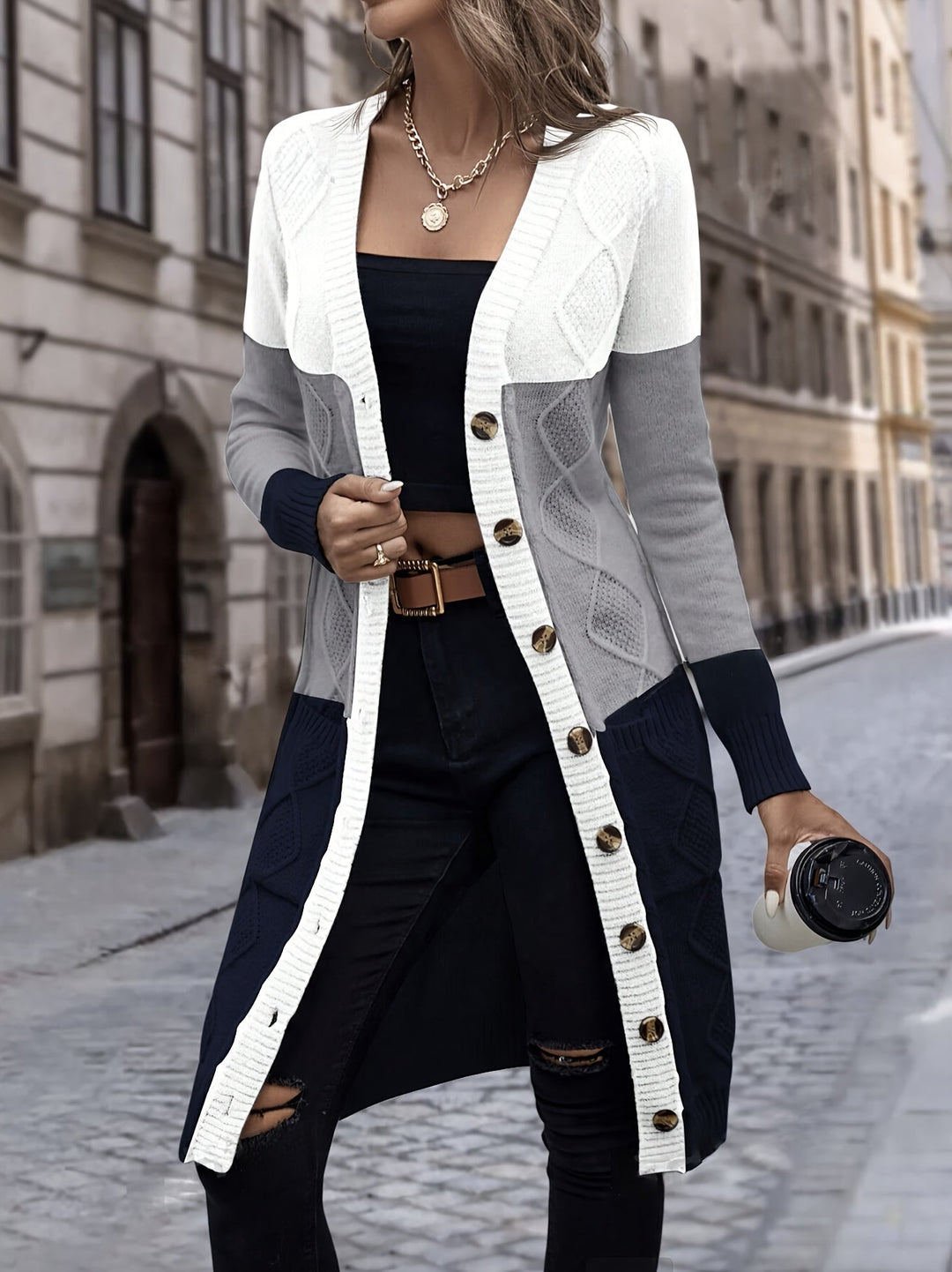 Stylish Single Breasted Knitwear Wool Cardigan for Women | Ideal for Everyday Wear