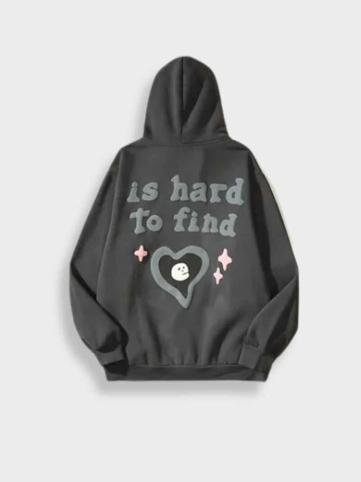 Comfortable Hoodie With "True Love" Print For Men | Ideal for Autumn