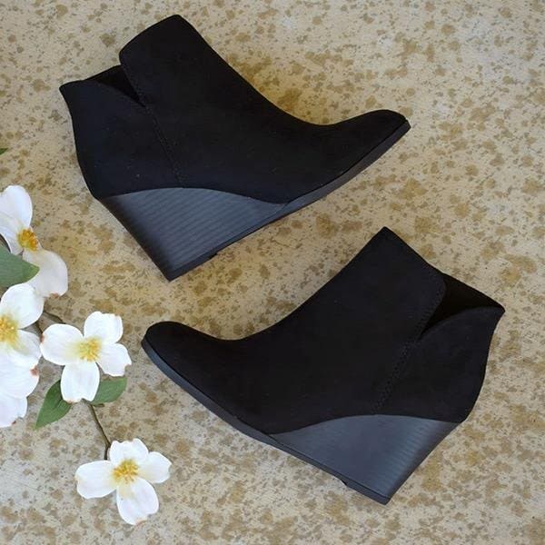 Elegant High Heel Ankle Boots with Suede Look for Women | Ideal for Everyday Wear