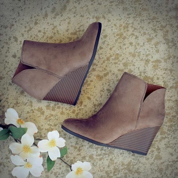 Elegant High Heel Ankle Boots with Suede Look for Women | Ideal for Everyday Wear