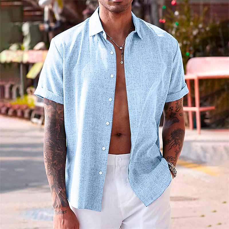 Alexander - Linen Short-Sleeved Shirt