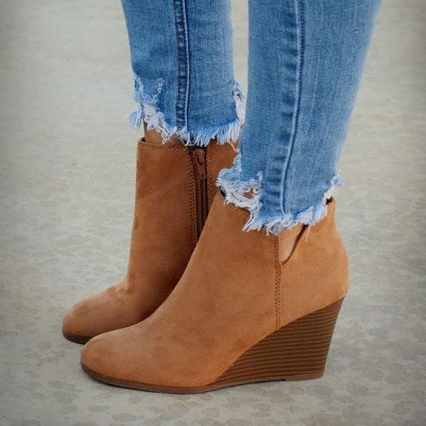 Elegant High Heel Ankle Boots with Suede Look for Women | Ideal for Everyday Wear