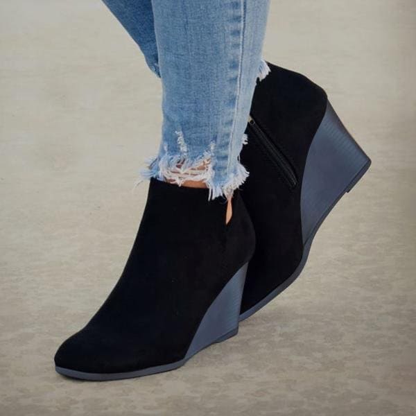 Elegant High Heel Ankle Boots with Suede Look for Women | Ideal for Everyday Wear