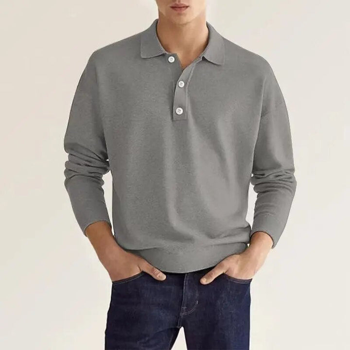 Serlene - LONG SLEEVED POLO SHIRT - MAXIMUM ELEGANCE AND COMFORT