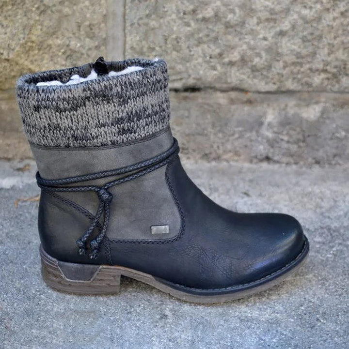 Vegan Leather Ankle Boots with Heel for Women | Eco-Friendly Materials