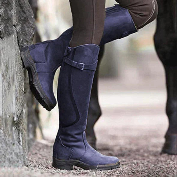 Long Warm Cowgirl Boots with Wool for Women | Perfect for Outdoor Activities